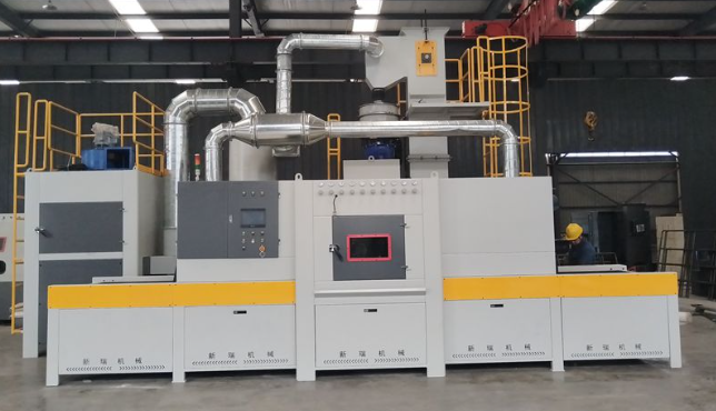 青海输送式喷砂机 适配流水线生产需求