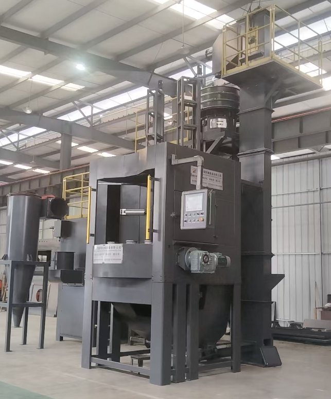 青海转盘式喷砂机 提升圆形工件处理效率